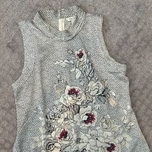 Striking floral blouse